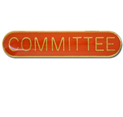 Committee Rounded Edge Bar Badge 22