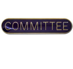 Committee Rounded Edge Bar Badge 19