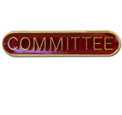 Committee Rounded Edge Bar Badge 15