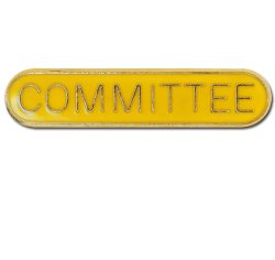 Committee Rounded Edge Bar Badge 16