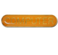 Computer Rounded Edge Bar Badge 25