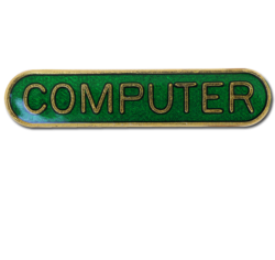 Computer Rounded Edge Bar Badge 18