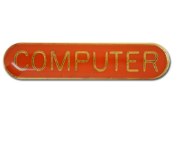 Computer Rounded Edge Bar Badge 22