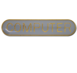 Computer Rounded Edge Bar Badge 26