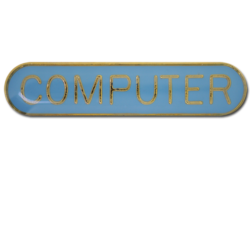 Computer Rounded Edge Bar Badge 23