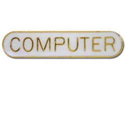 Computer Rounded Edge Bar Badge 20
