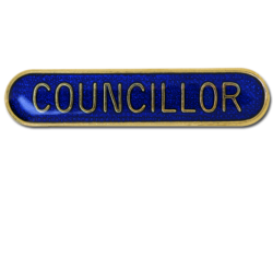 Councillor Rounded Edge Bar Badge 17