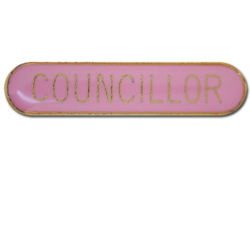 Councillor Rounded Edge Bar Badge 21