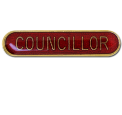 Councillor Rounded Edge Bar Badge 15