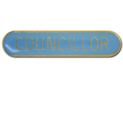 Councillor Rounded Edge Bar Badge 23