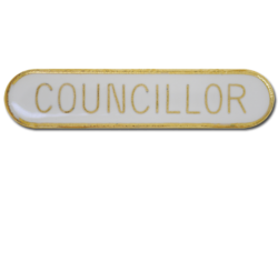 Councillor Rounded Edge Bar Badge 20