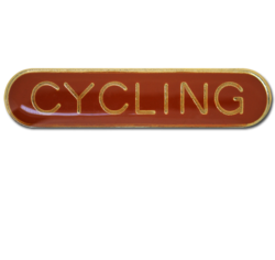 Cycling Rounded Edge Bar Badge 27