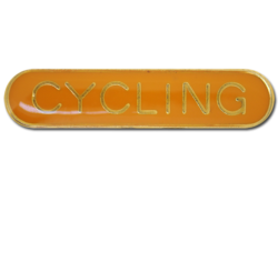 Cycling Rounded Edge Bar Badge 25