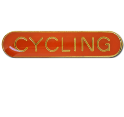 Cycling Rounded Edge Bar Badge 22