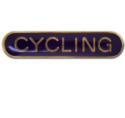 Cycling Rounded Edge Bar Badge 19