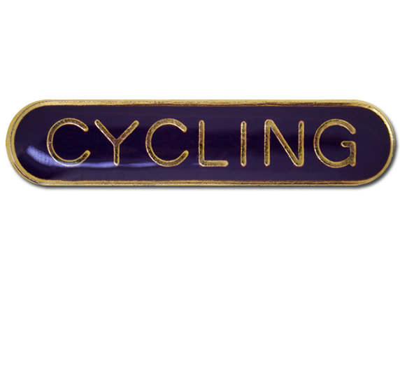 Cycling Rounded Edge Bar Badge 5