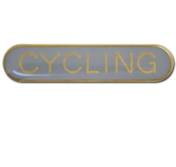 Cycling Rounded Edge Bar Badge 26