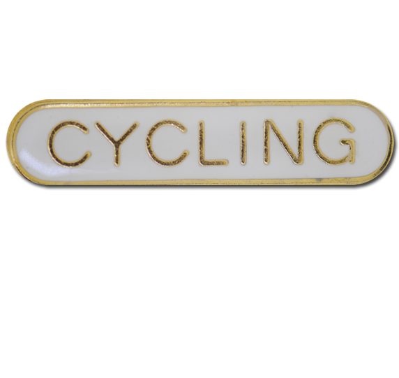 Cycling Rounded Edge Bar Badge 6