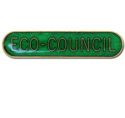 Eco-Council Rounded Edge Bar Badge 18