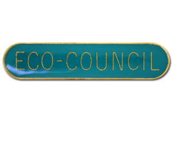 Eco-Council Rounded Edge Bar Badge 28
