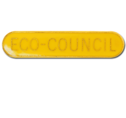 Eco-Council Rounded Edge Bar Badge 16