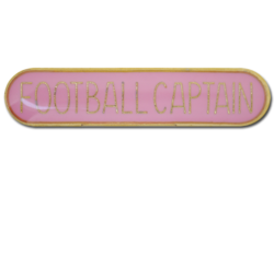 Football Captain Rounded Edge Bar Badge 21
