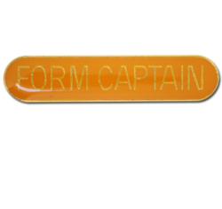 Form Captain Rounded Edge Bar Badge 25