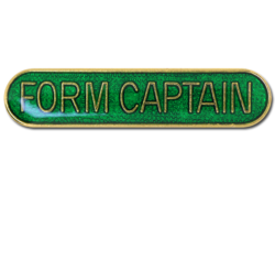 Form Captain Rounded Edge Bar Badge 18