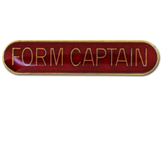 Form Captain Rounded Edge Bar Badge