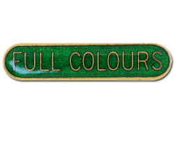 Full Colours Rounded Edge Bar Badge 18