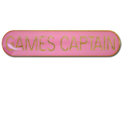 Games Captain Rounded Edge Bar Badge 21