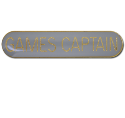 Games Captain Rounded Edge Bar Badge 26