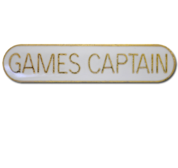 Games Captain Rounded Edge Bar Badge 20