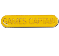 Games Captain Rounded Edge Bar Badge 16