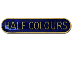 Half Colours Rounded Edge Bar Badge 17