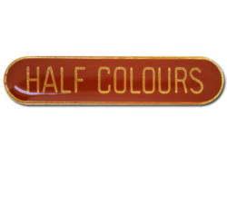 Half Colours Rounded Edge Bar Badge 27