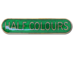 Half Colours Rounded Edge Bar Badge 18