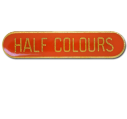 Half Colours Rounded Edge Bar Badge 22