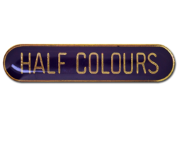 Half Colours Rounded Edge Bar Badge 19
