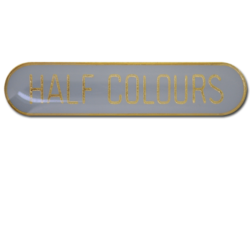 Half Colours Rounded Edge Bar Badge 26