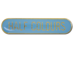 Half Colours Rounded Edge Bar Badge 23