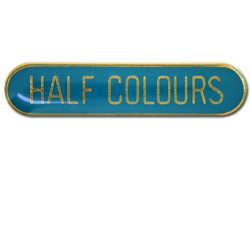 Half Colours Rounded Edge Bar Badge 28