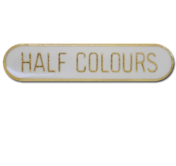 Half Colours Rounded Edge Bar Badge 20