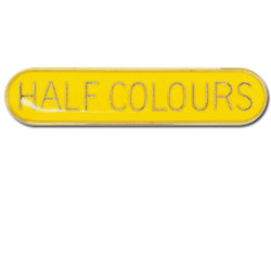 Half Colours Rounded Edge Bar Badge 16