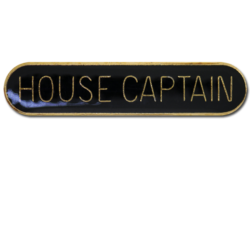 House Captain Rounded Edge Bar Badge 24