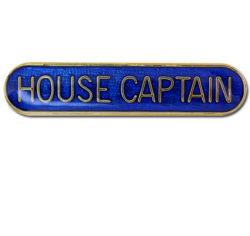 House Captain Rounded Edge Bar Badge 17