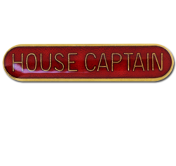 House Captain Rounded Edge Bar Badge 15