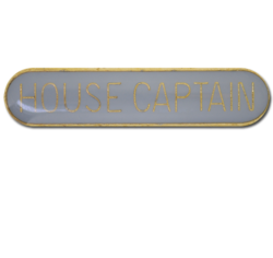 House Captain Rounded Edge Bar Badge 26