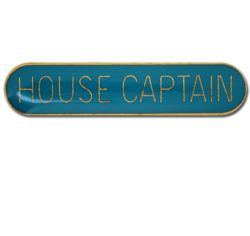 House Captain Rounded Edge Bar Badge 28