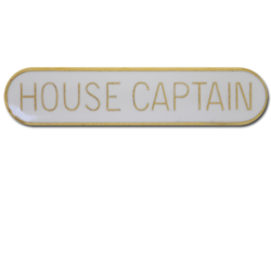 House Captain Rounded Edge Bar Badge 20